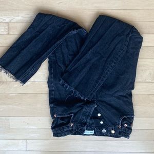 Light black Zara Straight Leg jeans